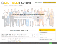 Tablet Screenshot of maceratalavoro.it